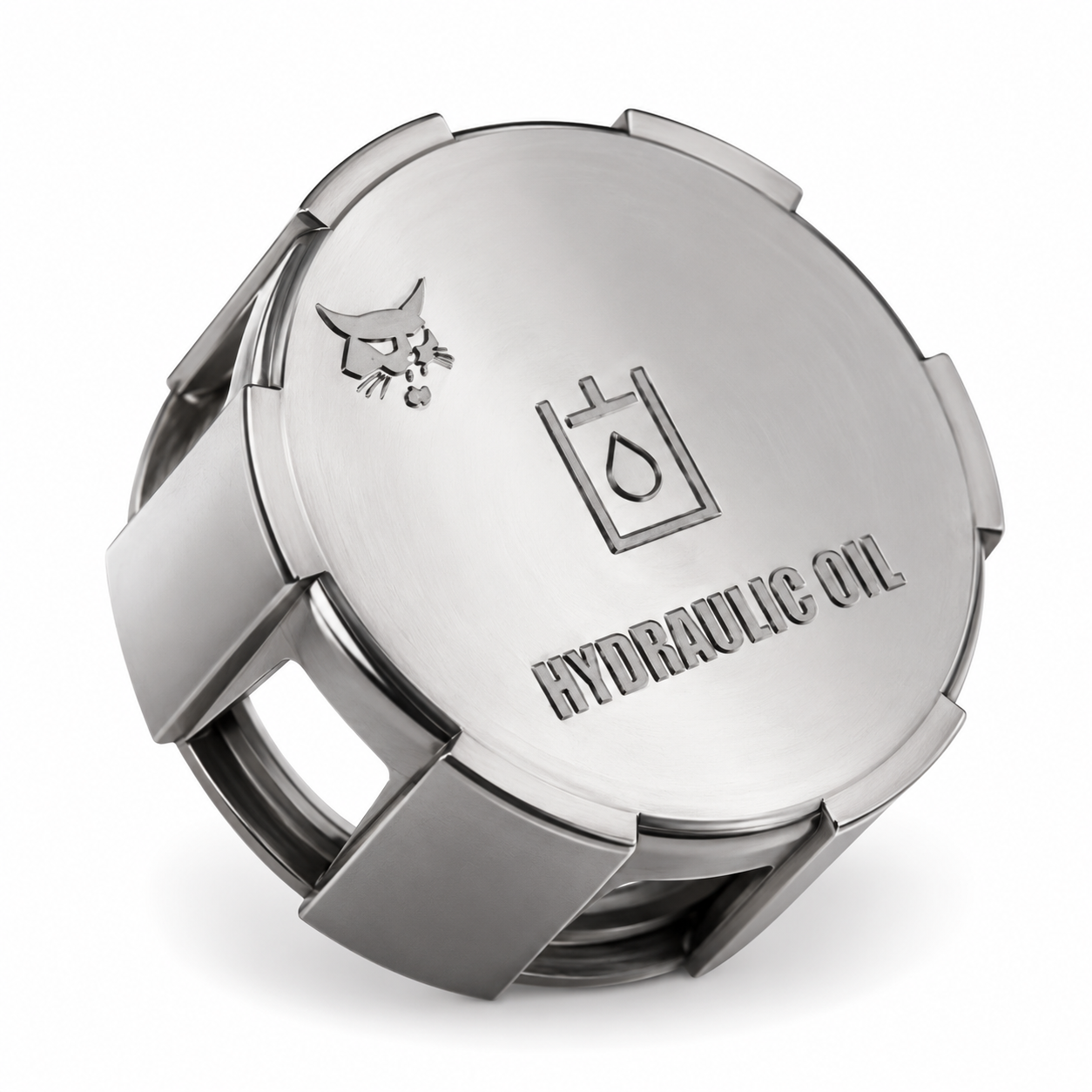 Hydraulic oil filter cap 6727475 metal cover