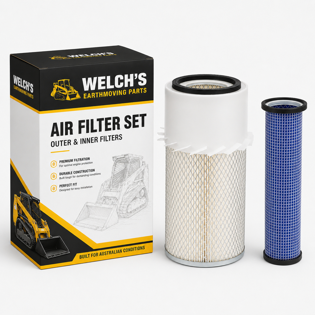 Inner and outer air filter set for Bobcat 753