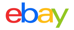 eBay logo in multicolored letters